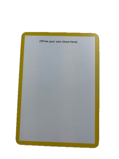 A blank "Write Your Own" Pocket Money Card.
